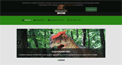 Desktop Screenshot of dinopark.hu
