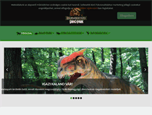 Tablet Screenshot of dinopark.hu